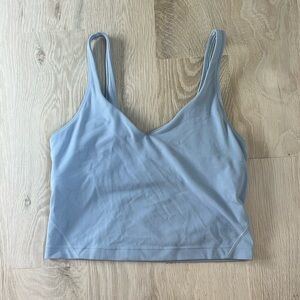 Light blue lululemon align tank, size 6